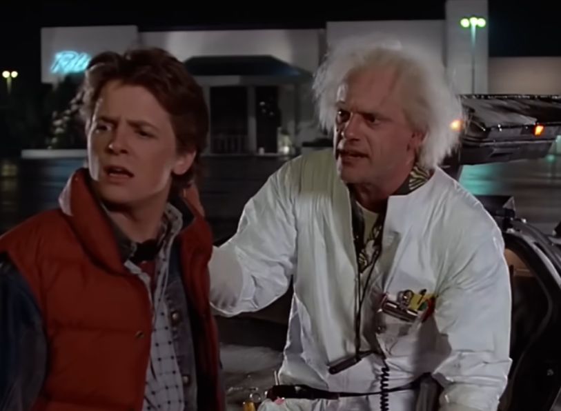 Back to the Future runs back to the past as Michael J Fox and Christopher Lloyd reunite after 40 years